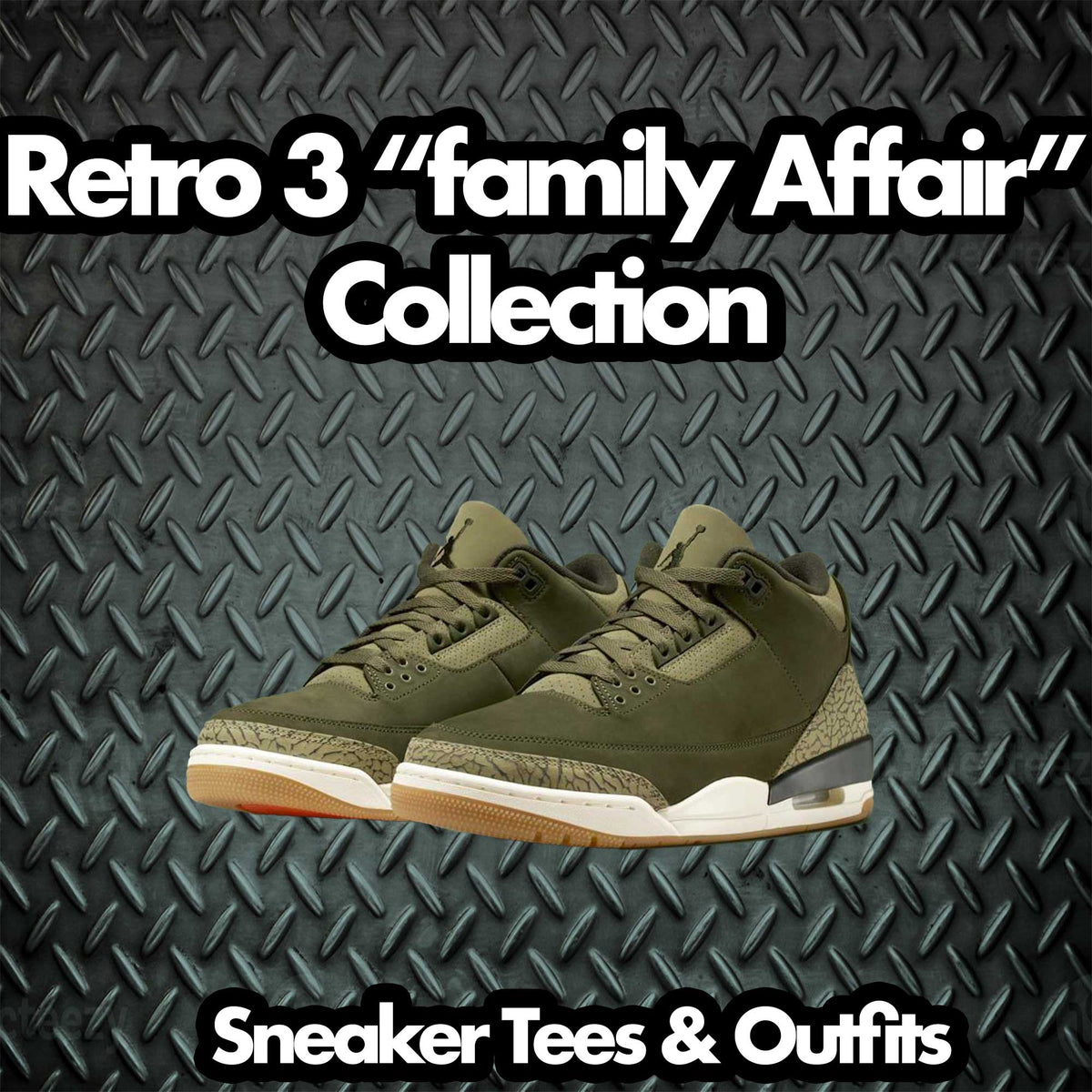 Retro 3 Family Affair Flight Crest Shirt