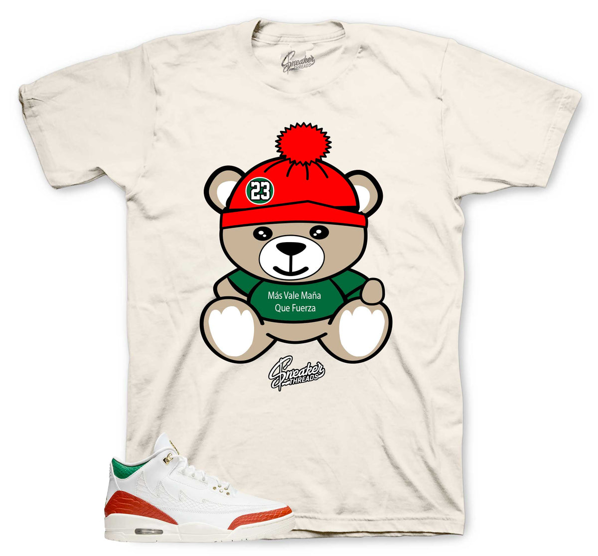 Retro 3 El Vuelo Sneaker Bear Shirt