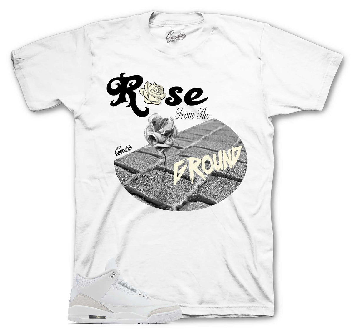 Retro 3 Pure Money Ground Rose Shirt