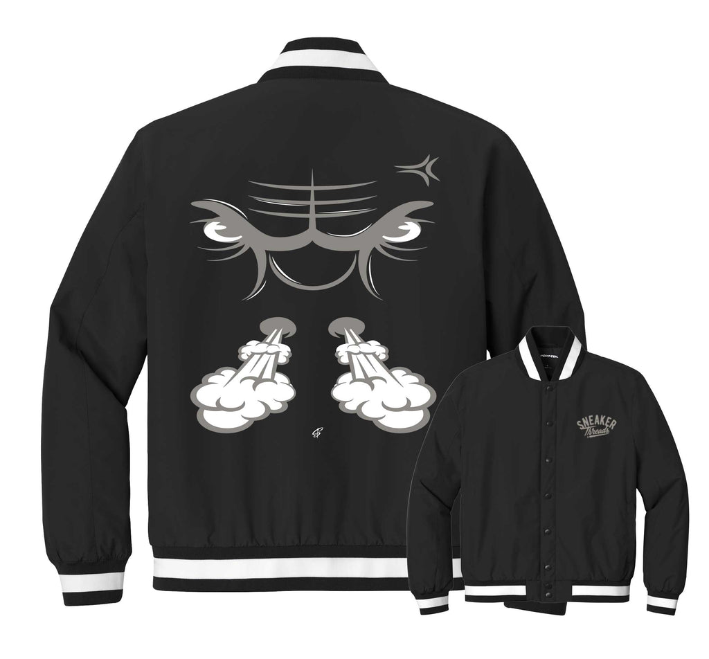 Retro 4 Cave Stone Raging Face Insulated jacket