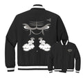 Retro 4 Cave Stone Raging Face Insulated jacket