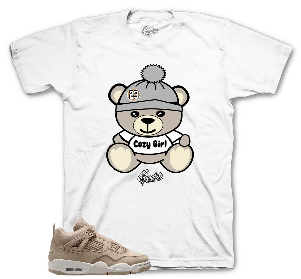 Retro 4 Cozy Girl Sneaker Bear Shirt