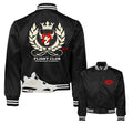 Retro 4 Flight Club Academy Satin Jacket