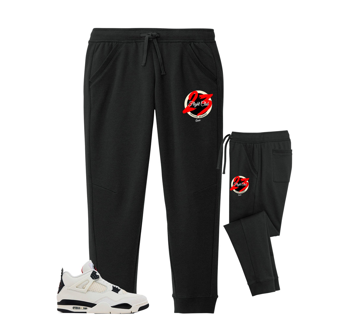 Retro 4 Flight Club Members Jogger Sweatpants