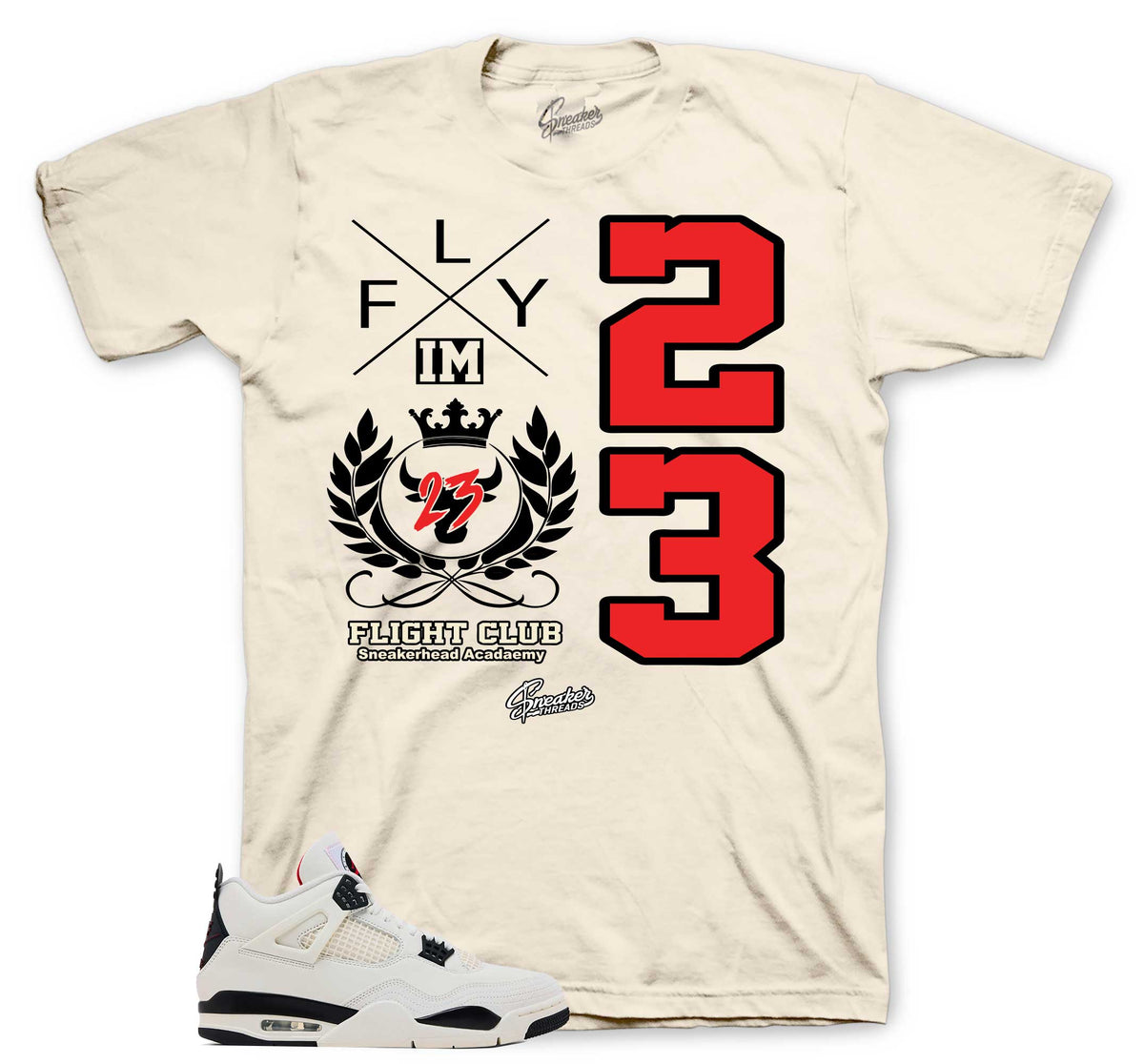 Retro 4 Flight Club Crest Shirt