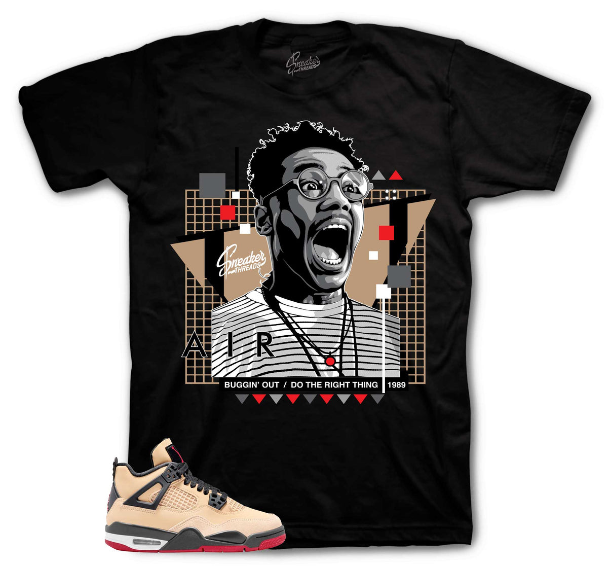 Retro 4 Pizza Buggin Out Shirt