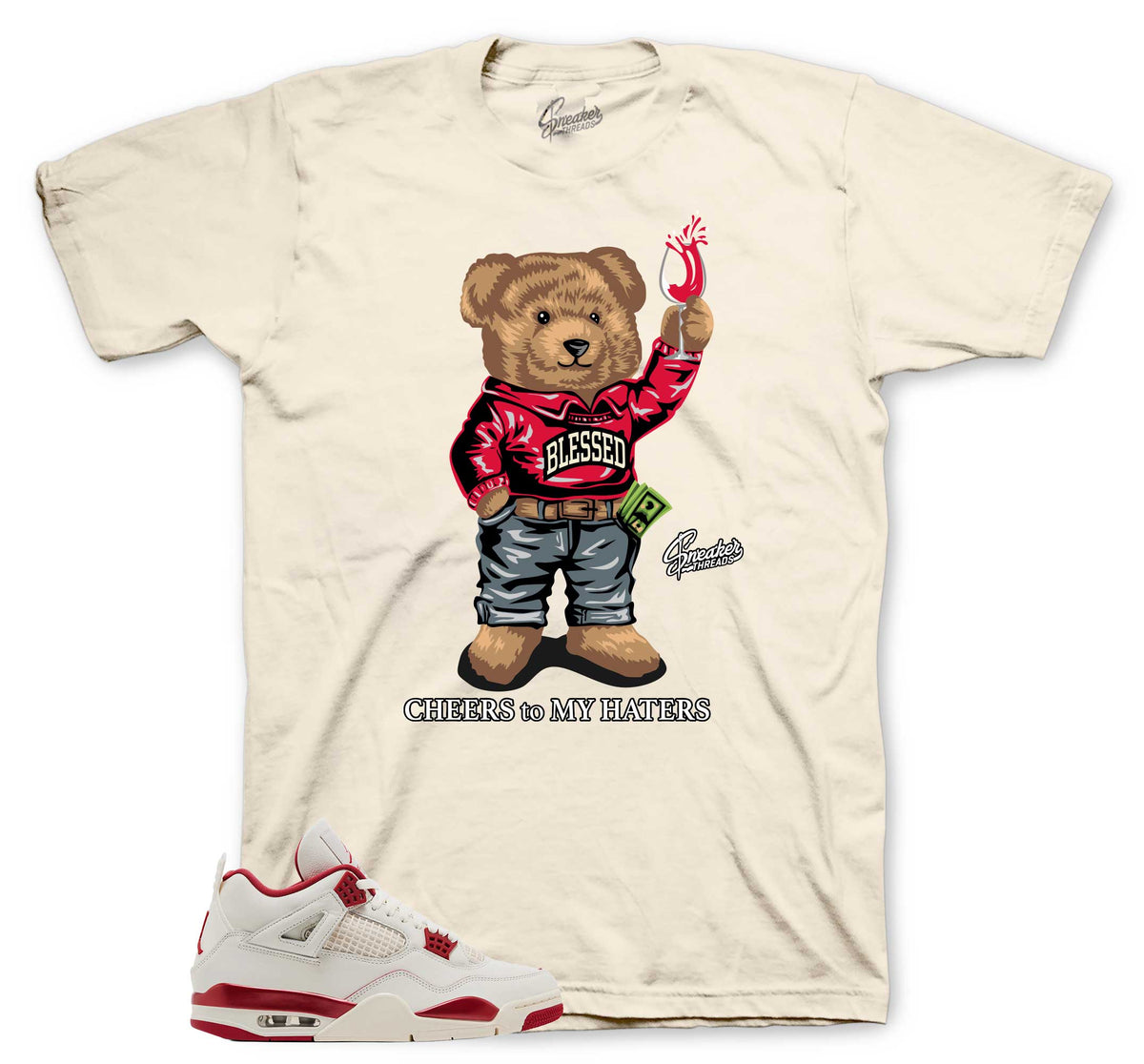 Retro 4 Valentine's Day Cheers Bear Shirt