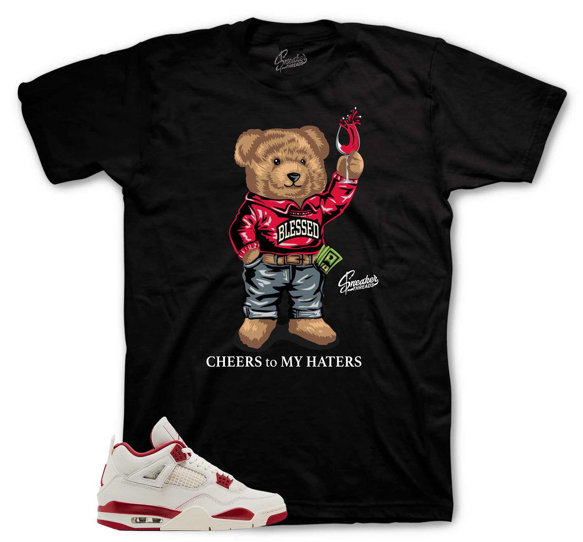 Retro 4 Valentine's Day Cheers Bear Shirt