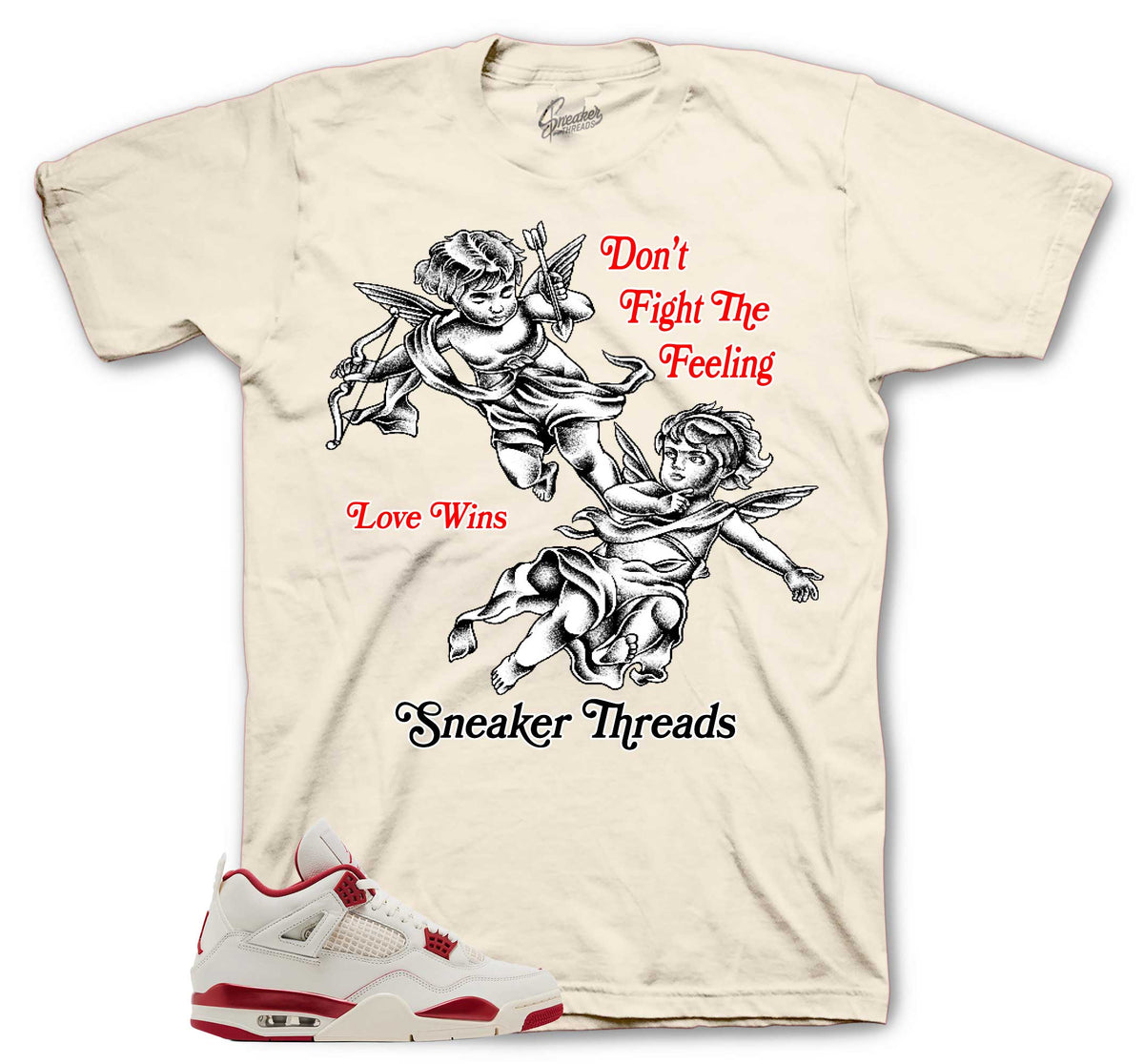 Retro 4 Valentine's Day Love Wins Shirt