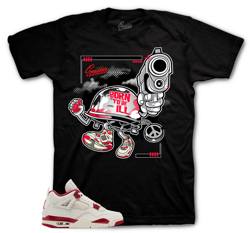 Retro 4 Valentine's Day Born To Ill Shirt