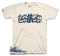 Retro 4 Worn Blue Loser Lover Shirt