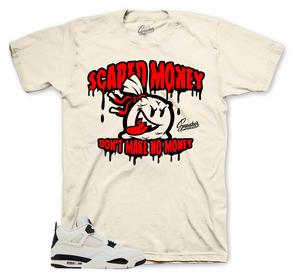Retro 4 Flight Club Scared Money Shirt