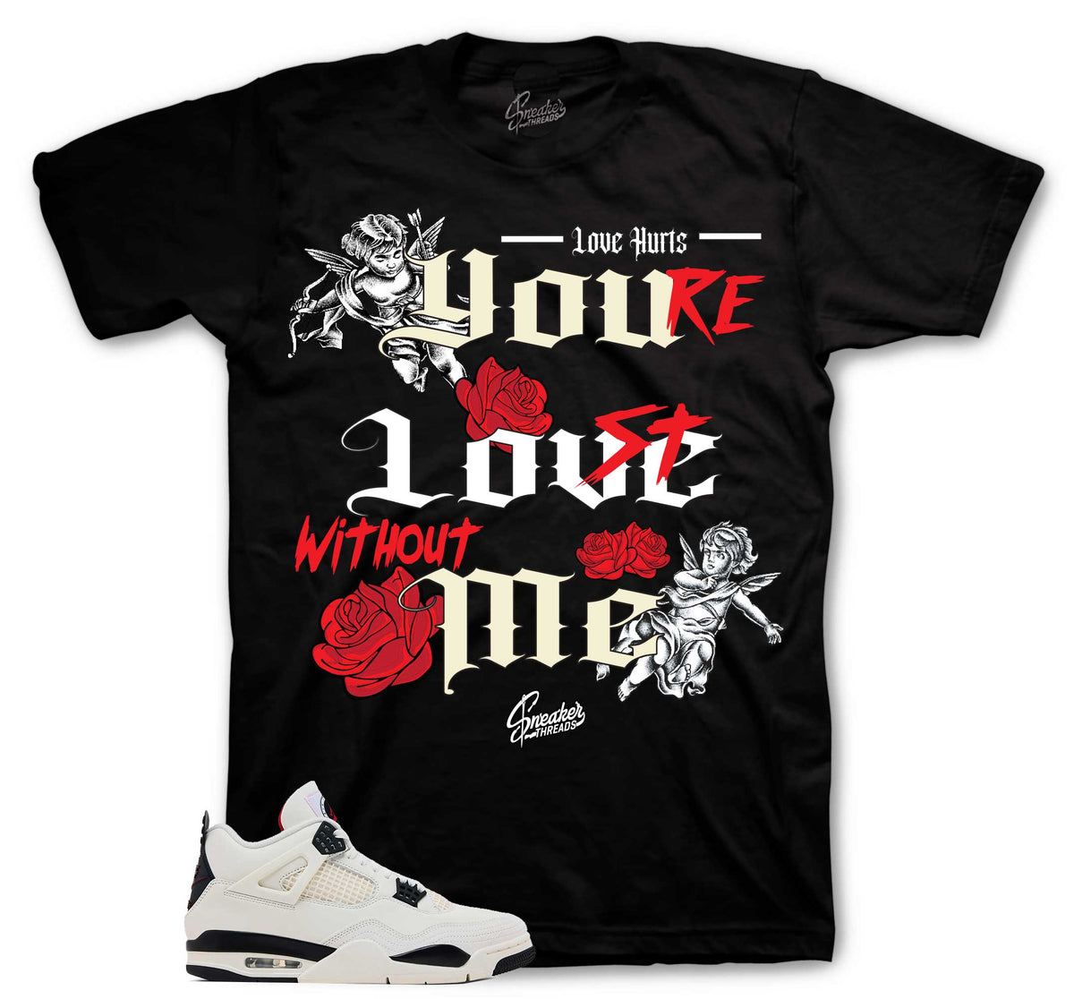 Retro 4 Flight Club Love Hurts Shirt