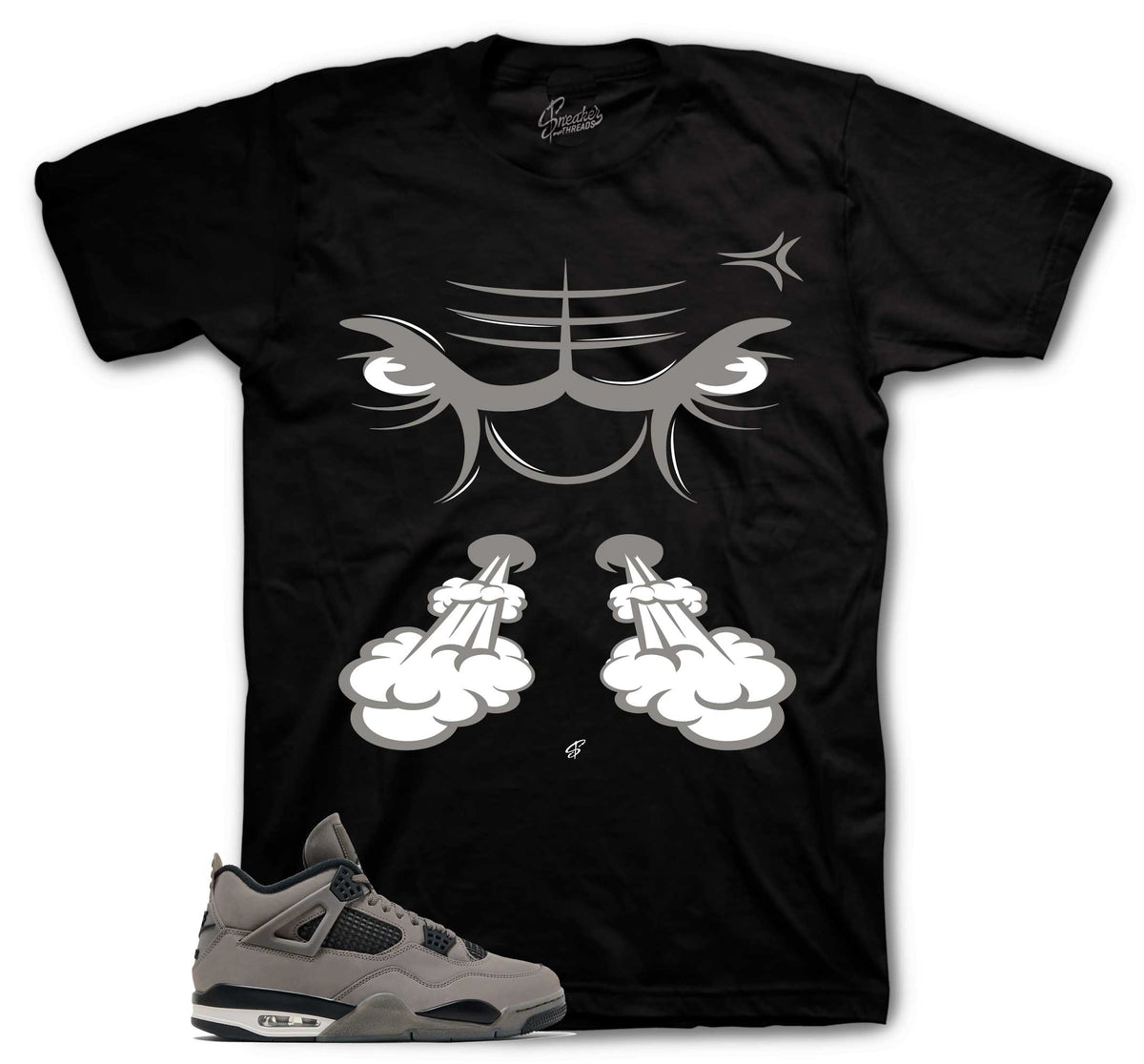 Retro 4 Cave Stone Raging Face Shirt