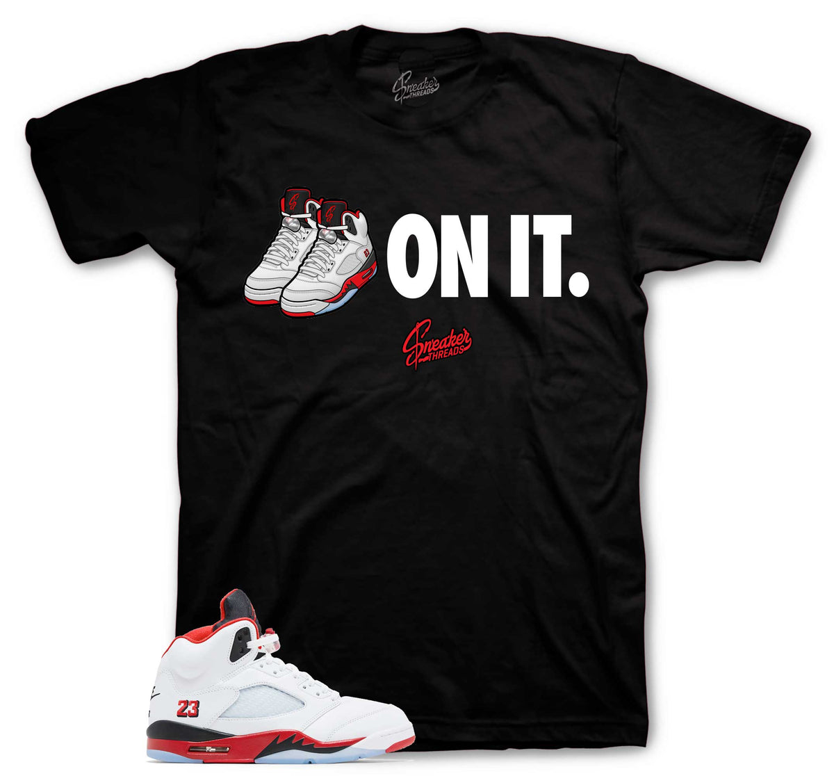 Retro 5 Fire Red Not Five On It Shirt