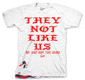 Retro 5 Fire Red Not Like Us Shirt