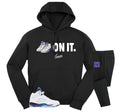 Retro 5 Grapes Five On It Hoodie Jogger Set