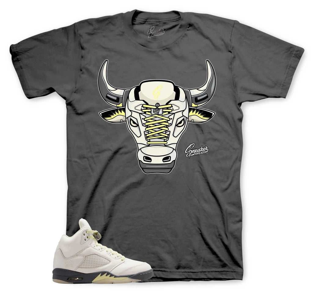 Retro 5 Luminous Green War Bully Shirt