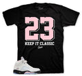 Retro 5 Soft Pink Keep it Classic Shirt