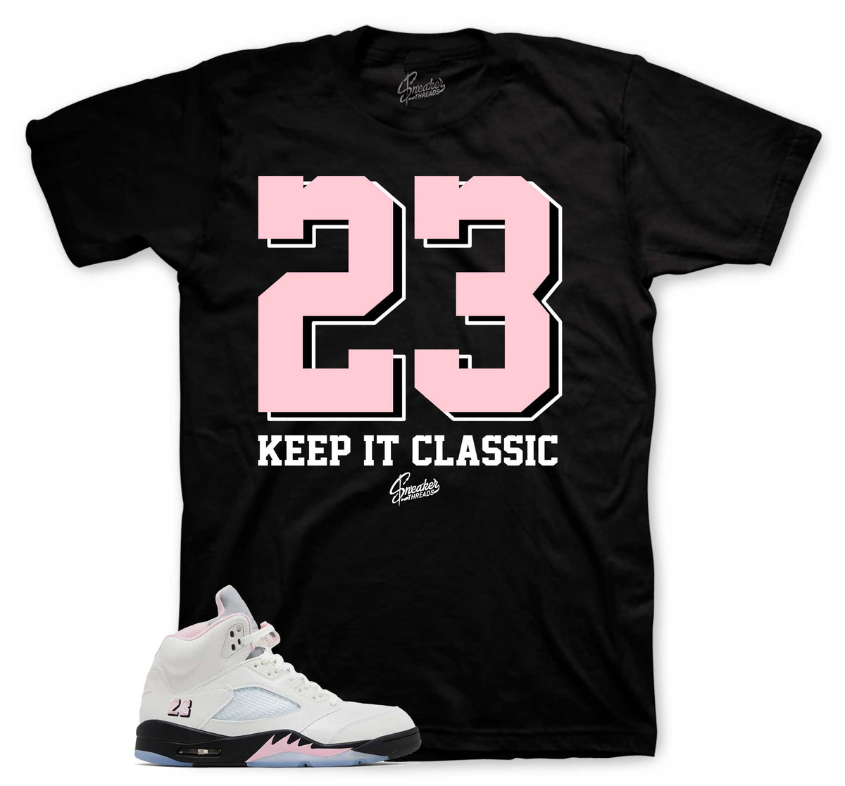 Retro 5 Soft Pink Keep it Classic Shirt