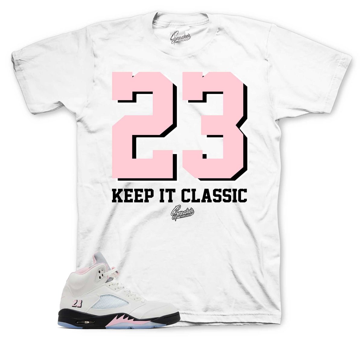 Retro 5 Soft Pink Keep it Classic Shirt