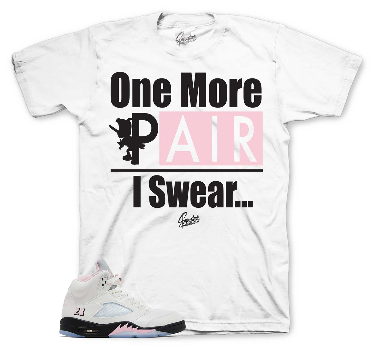 Retro 5 Soft Pink One More Pair Shirt
