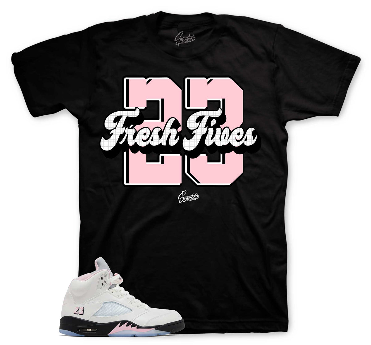 Retro 5 Soft Pink Fresh Fives Shirt