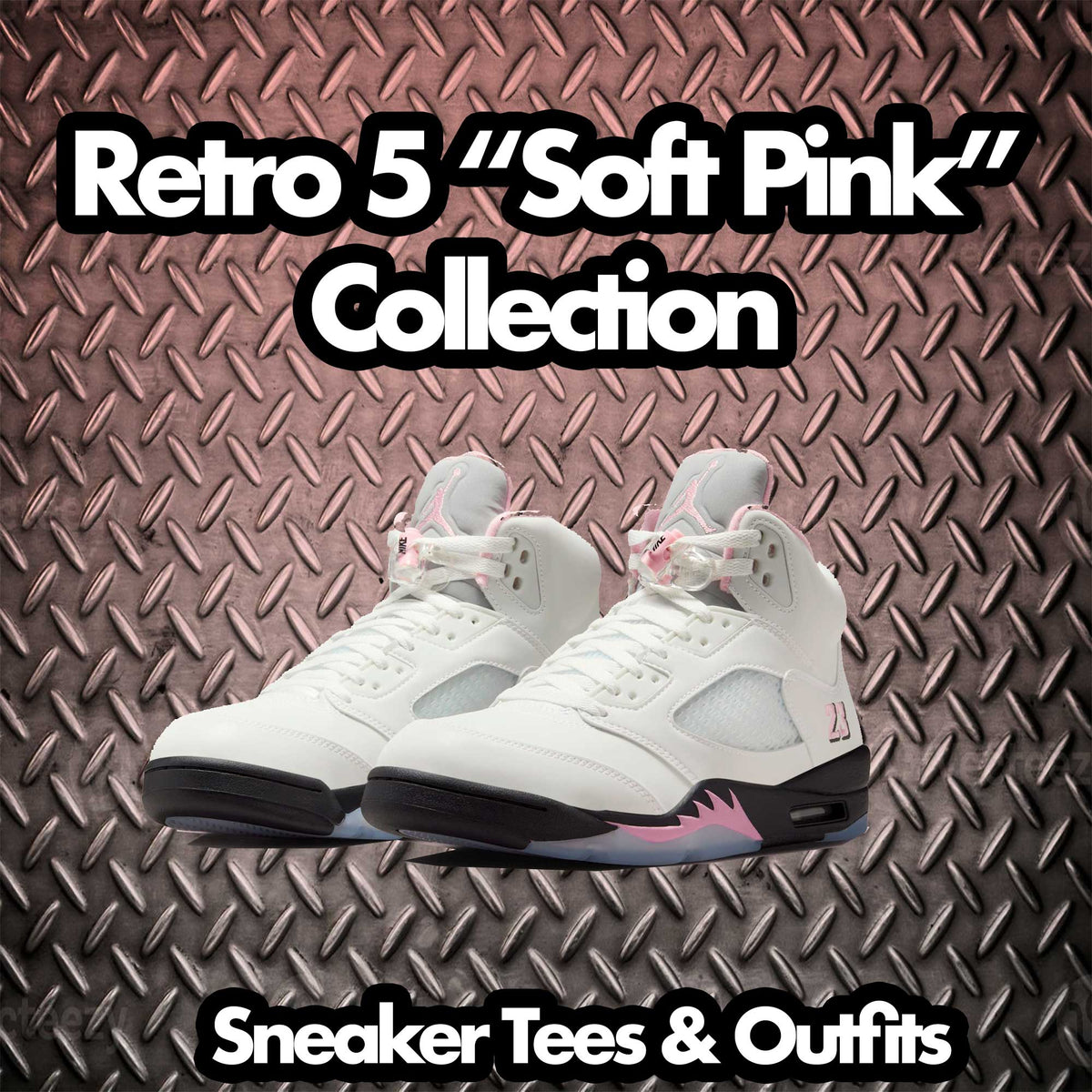 Retro 5 Soft Pink Never Discuss Shirt