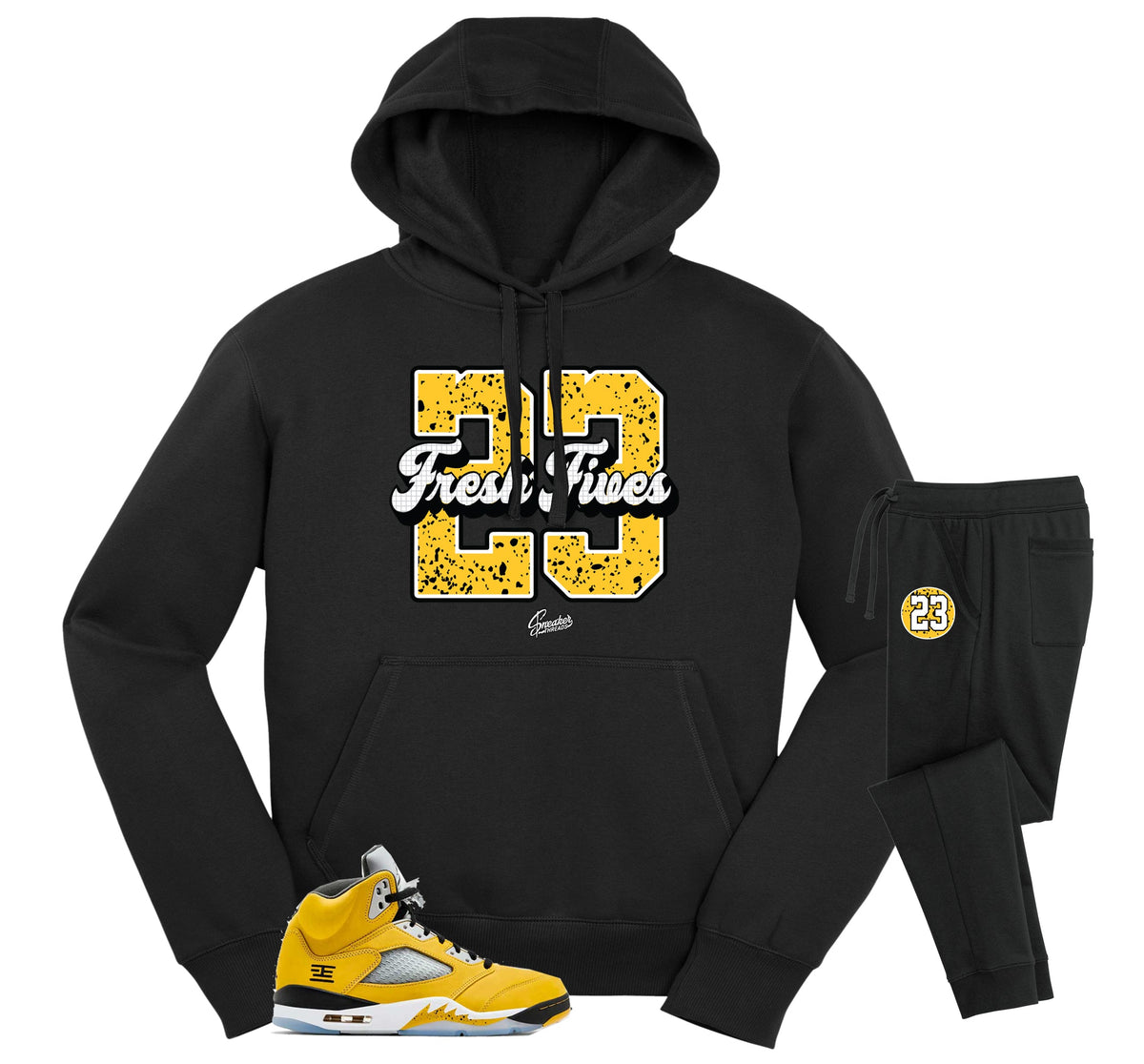 Retro 5 Tokyo Fresh Fives Hoodie Jogger Set