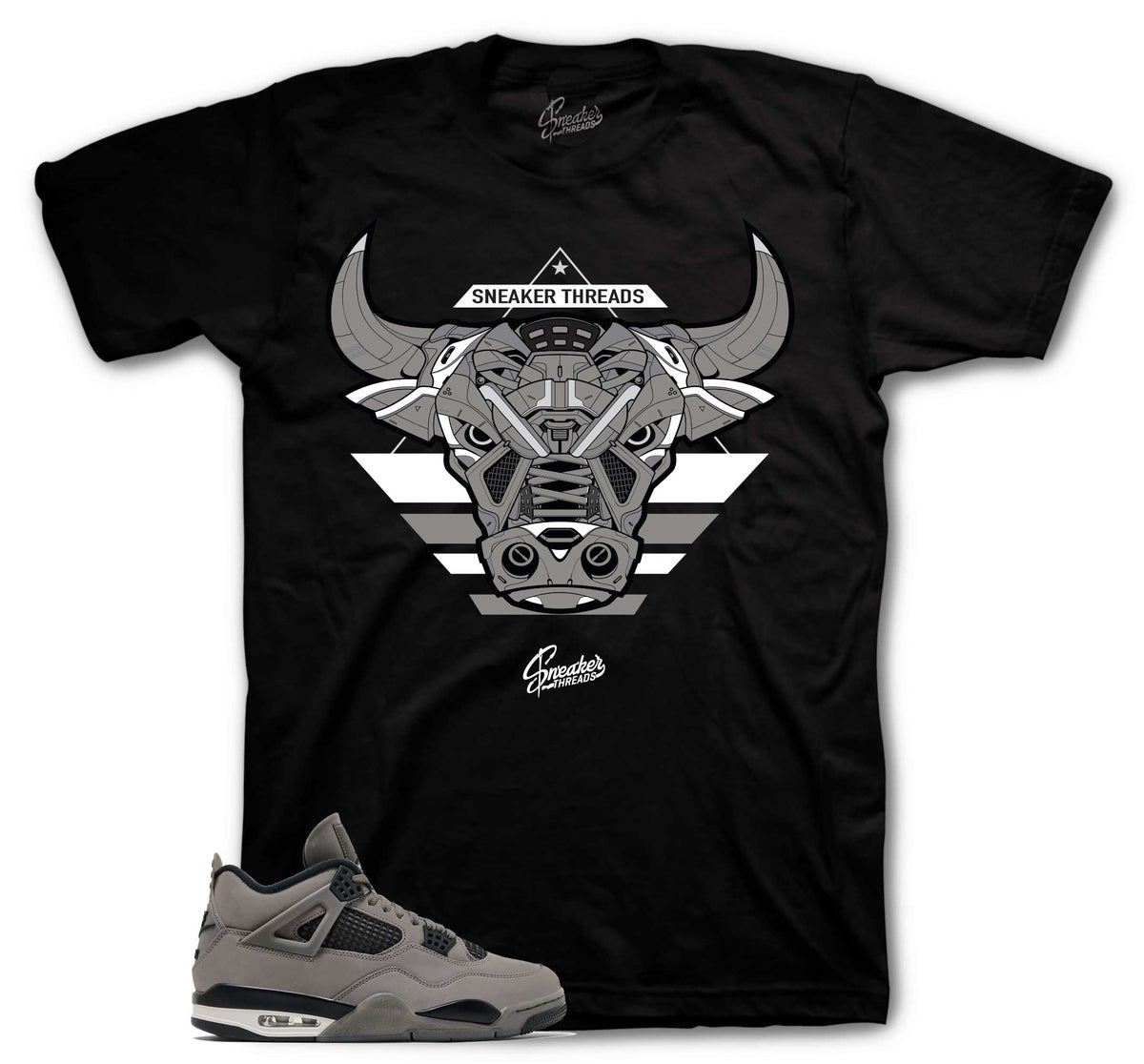 Retro 4 Cave Stone War Bully Shirt