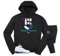 Retro 5 Grapes Keep It Classic Hoodie Jogger Set