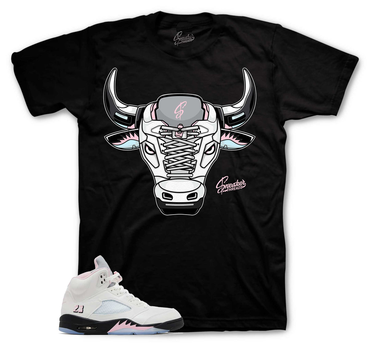 Retro 5 Soft Pink War Bully Shirt