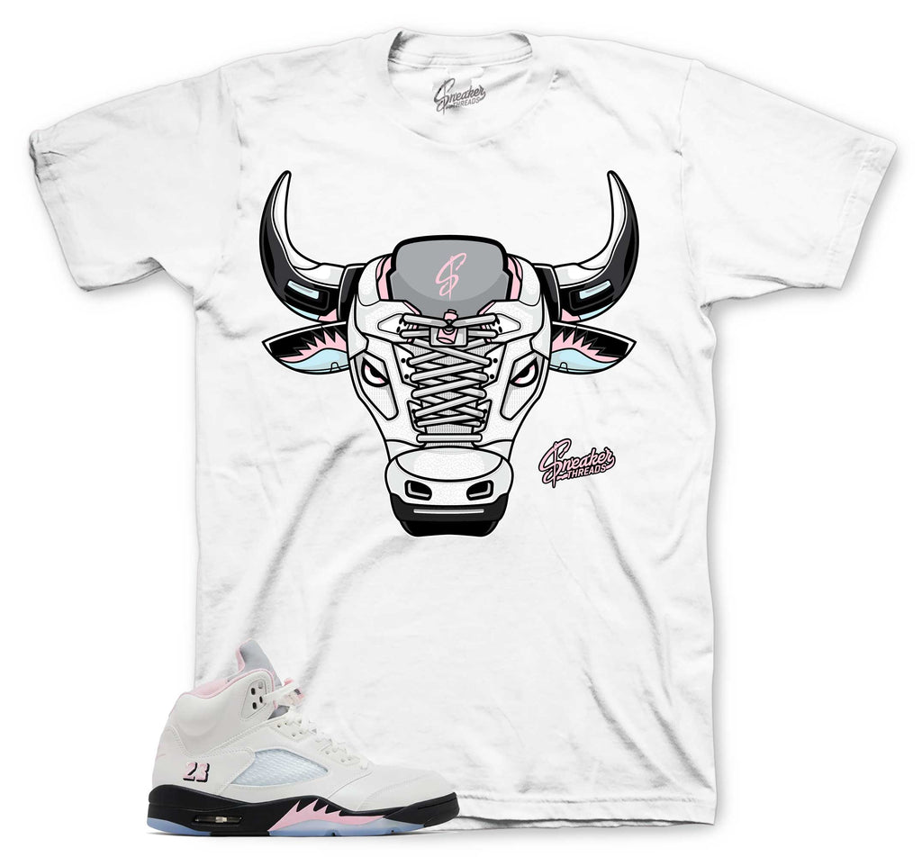 Retro 5 Soft Pink War Bully Shirt