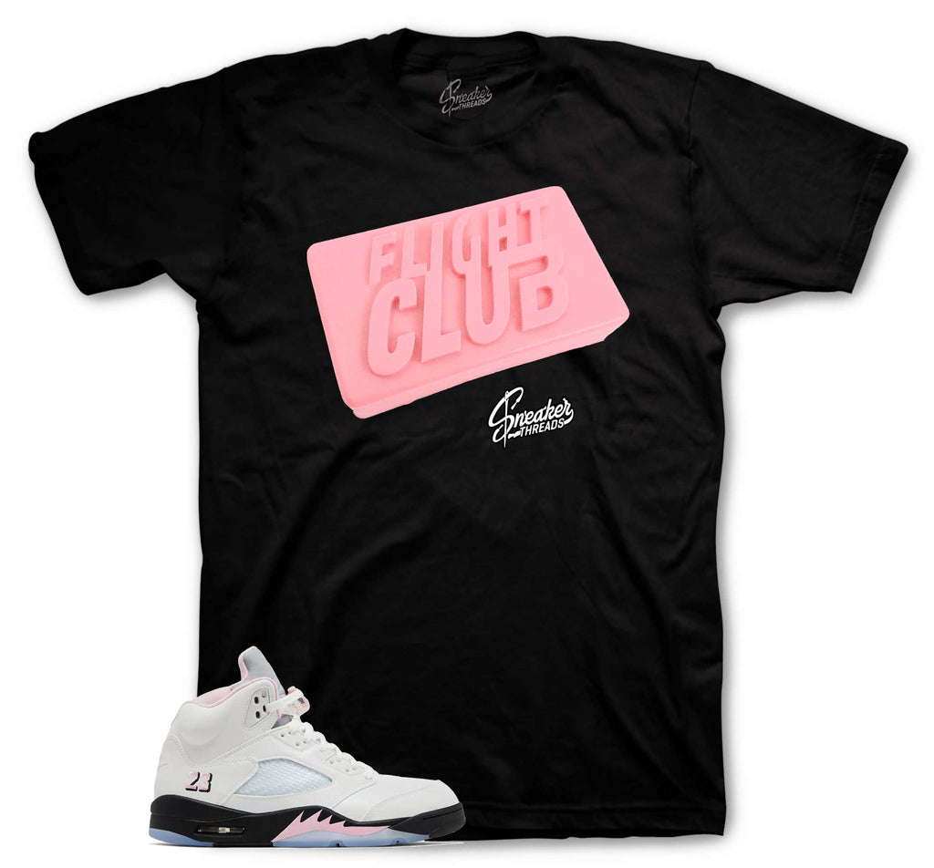 Retro 5 Soft Pink Flight Shirt