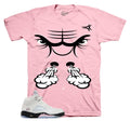 Retro 5 Soft Pink Raging Face Shirt