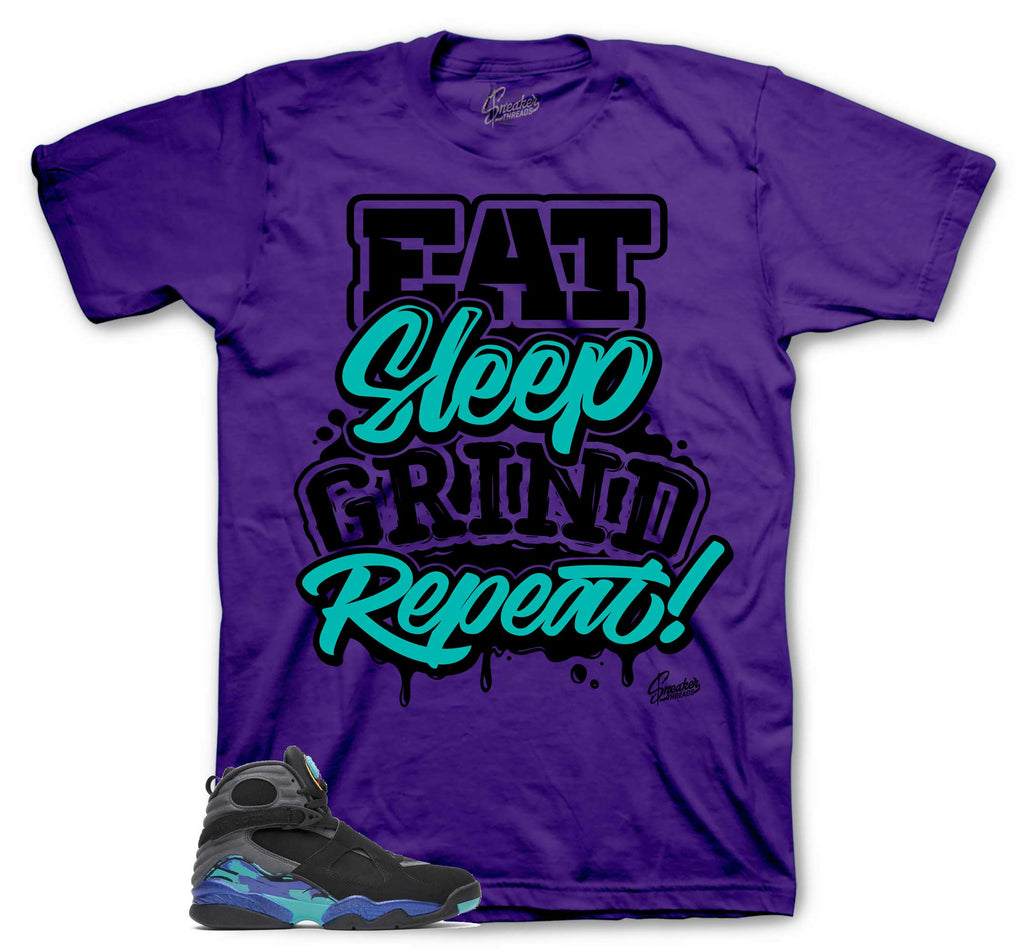 Retro 8 Aqua Daily Routine Shirt