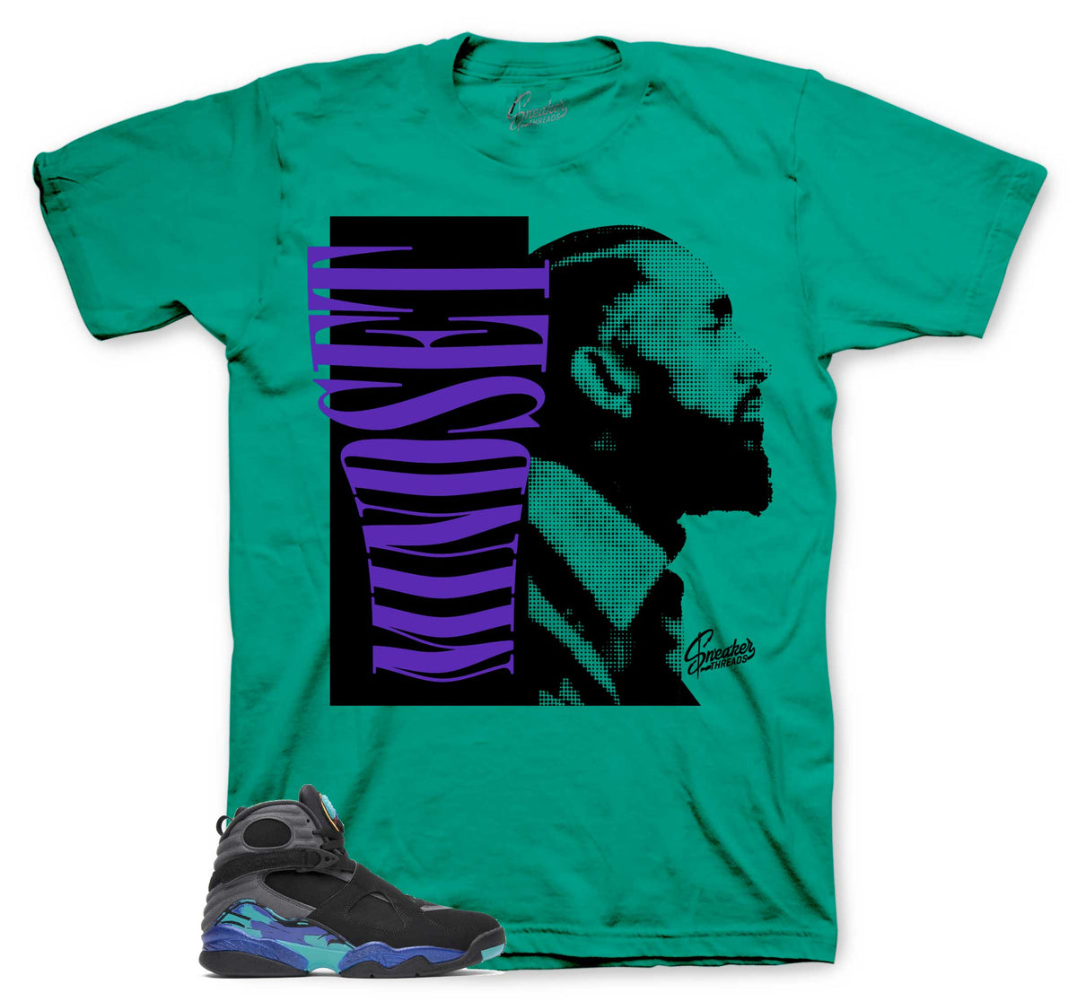 Retro 8 Aqua Mindset Shirt