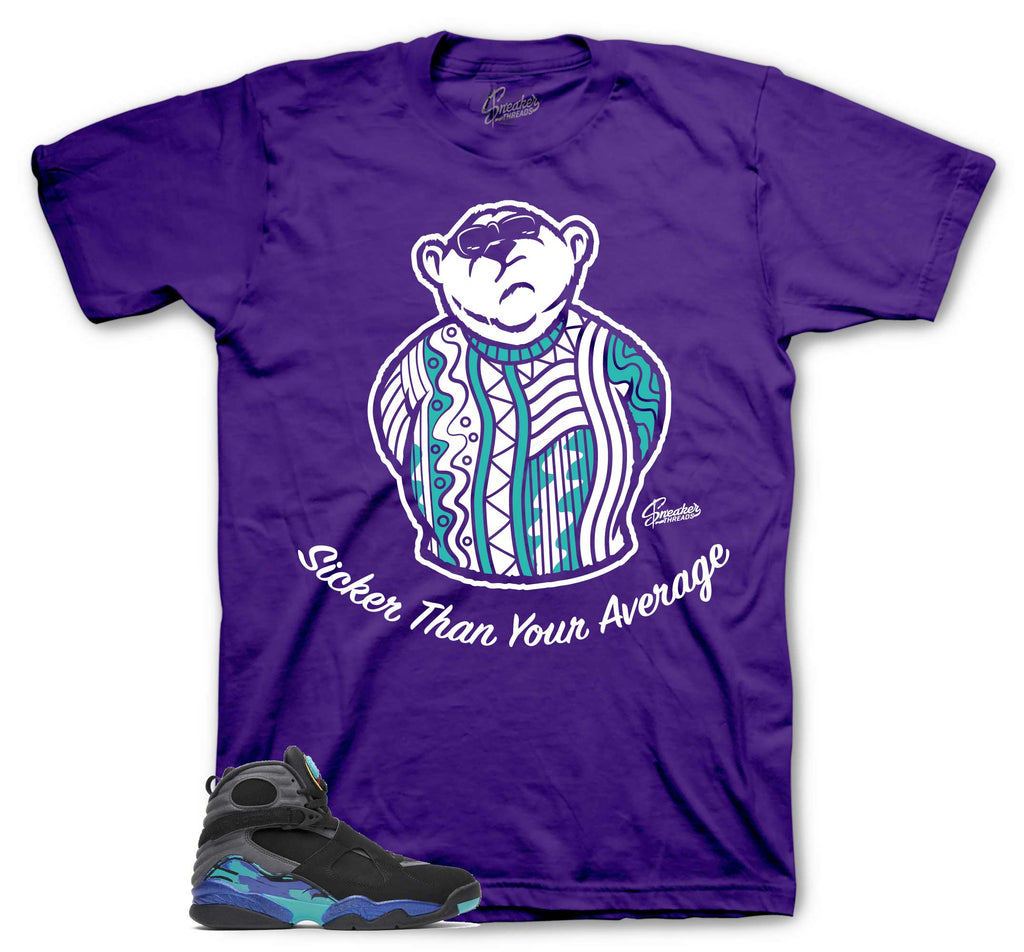 Retro 8 Aqua Sicker Than Average Shirt