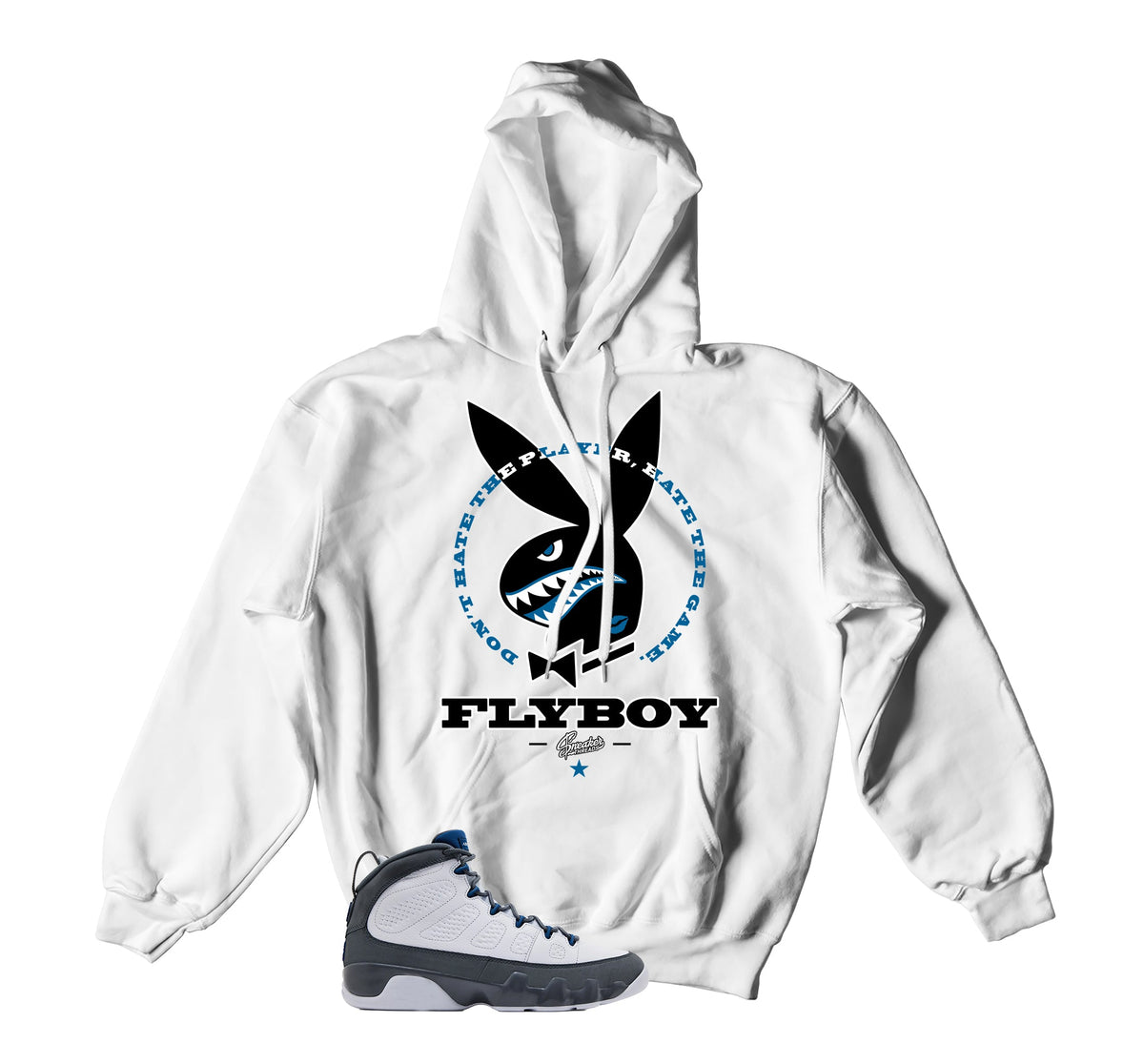 Retro 9 Flint Grey Flyboy Hoody