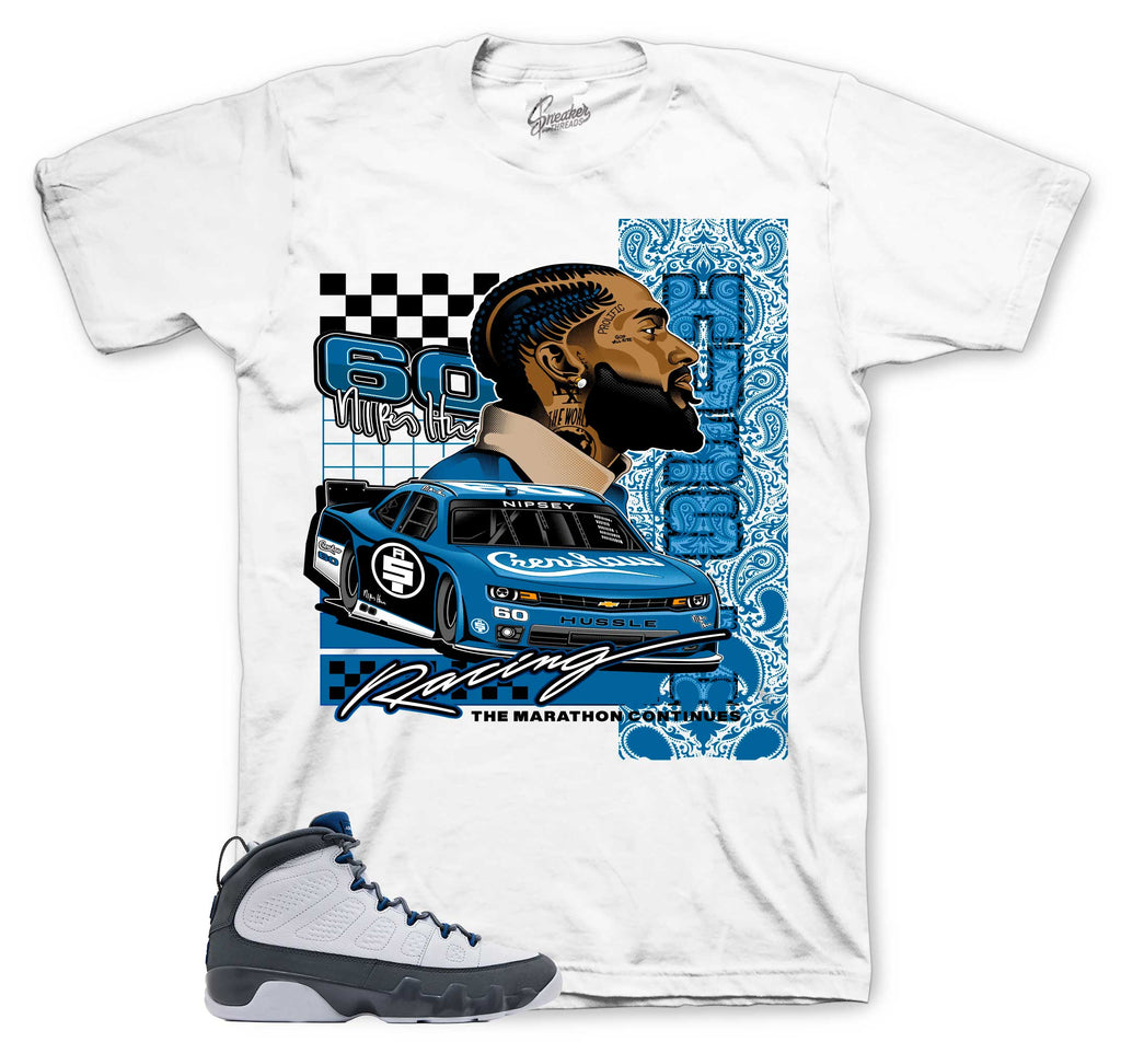 Retro 9 Flint Grey Nip Racing Shirt