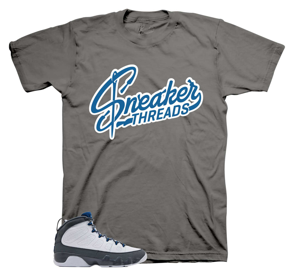 Retro 9 Flint Grey Sneaker Threads Shirt