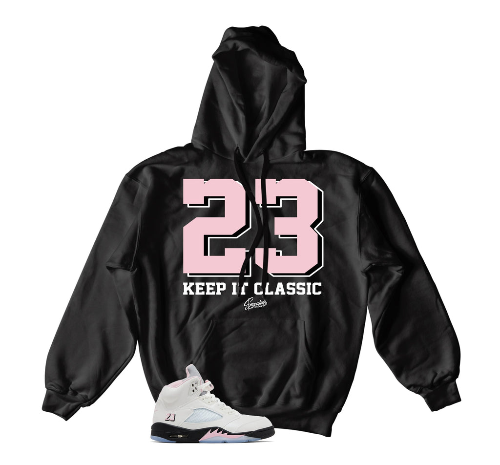 Retro 5 Soft Pink Keep It Classic Hoody