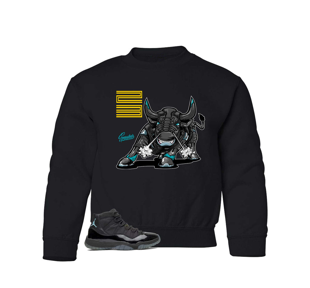 Kids - Gamma Blue 11 Bull Sweater