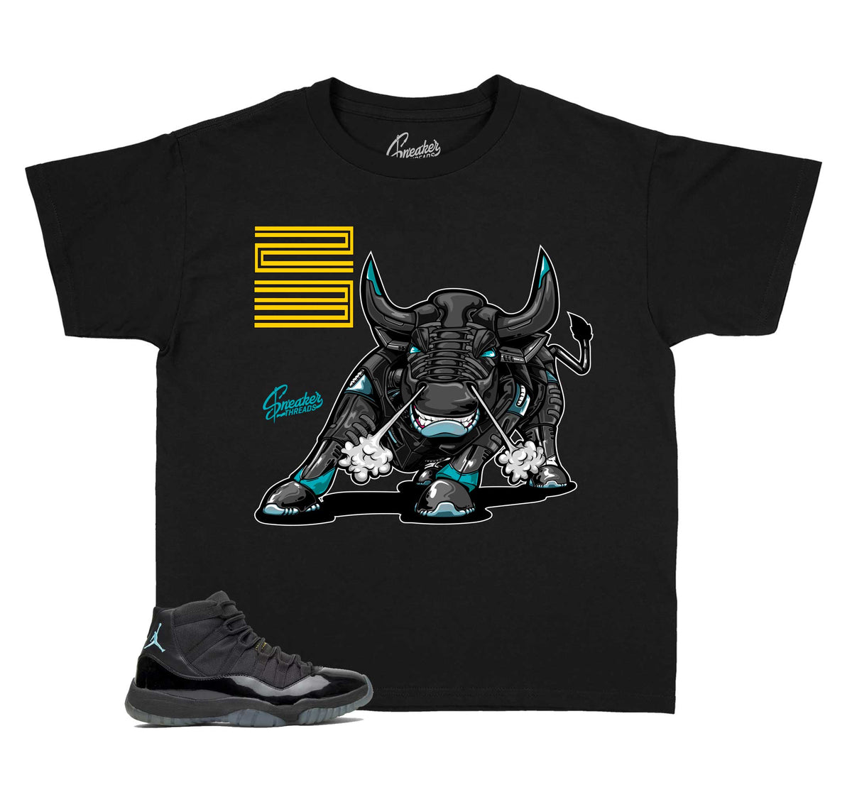 Kids - Gamma Blue 11 Bull Shirt