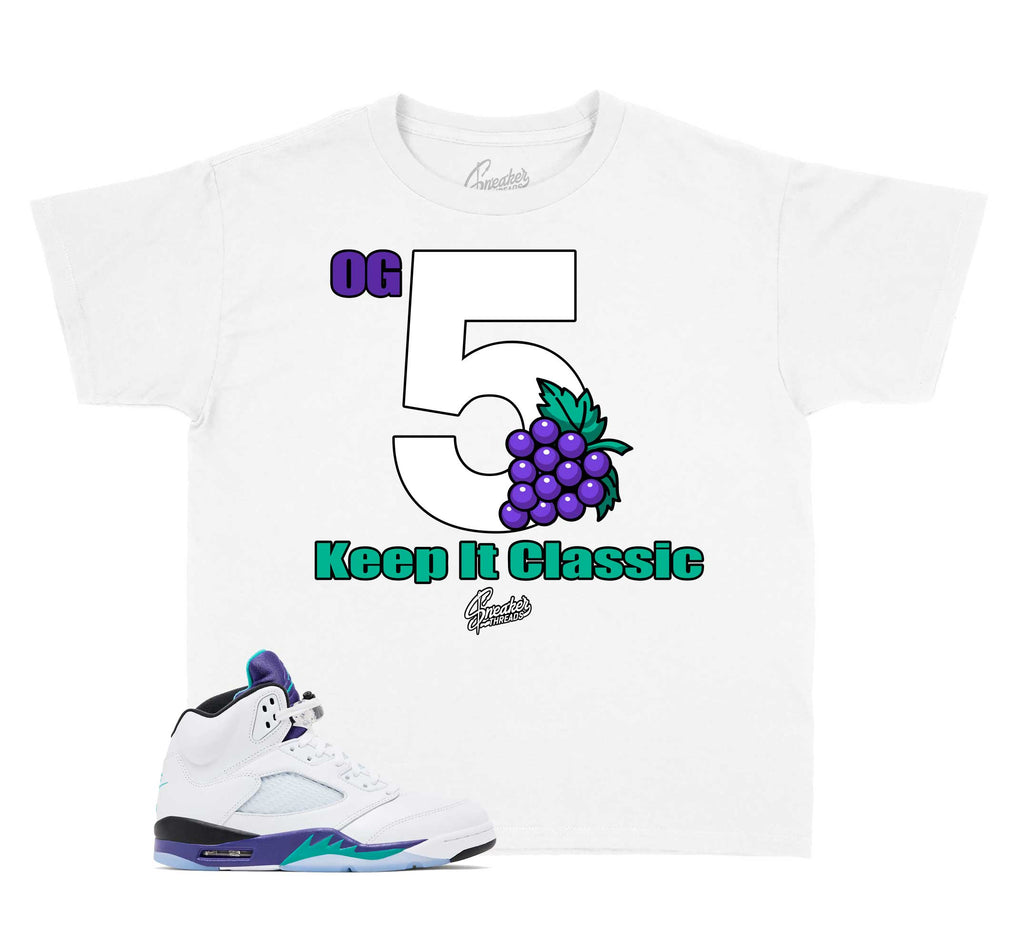 Kids - Grape 5 Keep It Classic Shirt