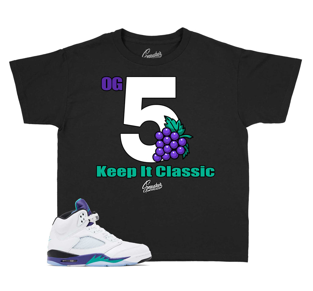 Kids - Grape 5 Keep It Classic Shirt