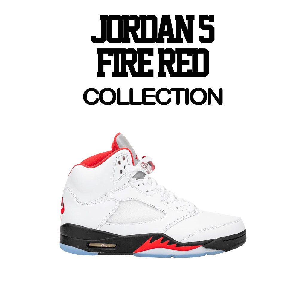 Retro 5 Fire Red Keep it Classic Shirt