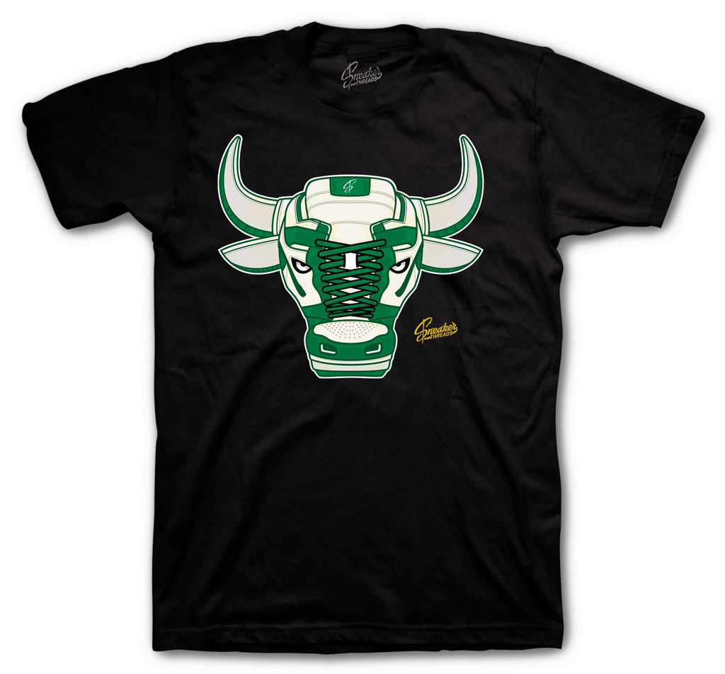 Retro 1 Pro Green Fir War Bully Shirt