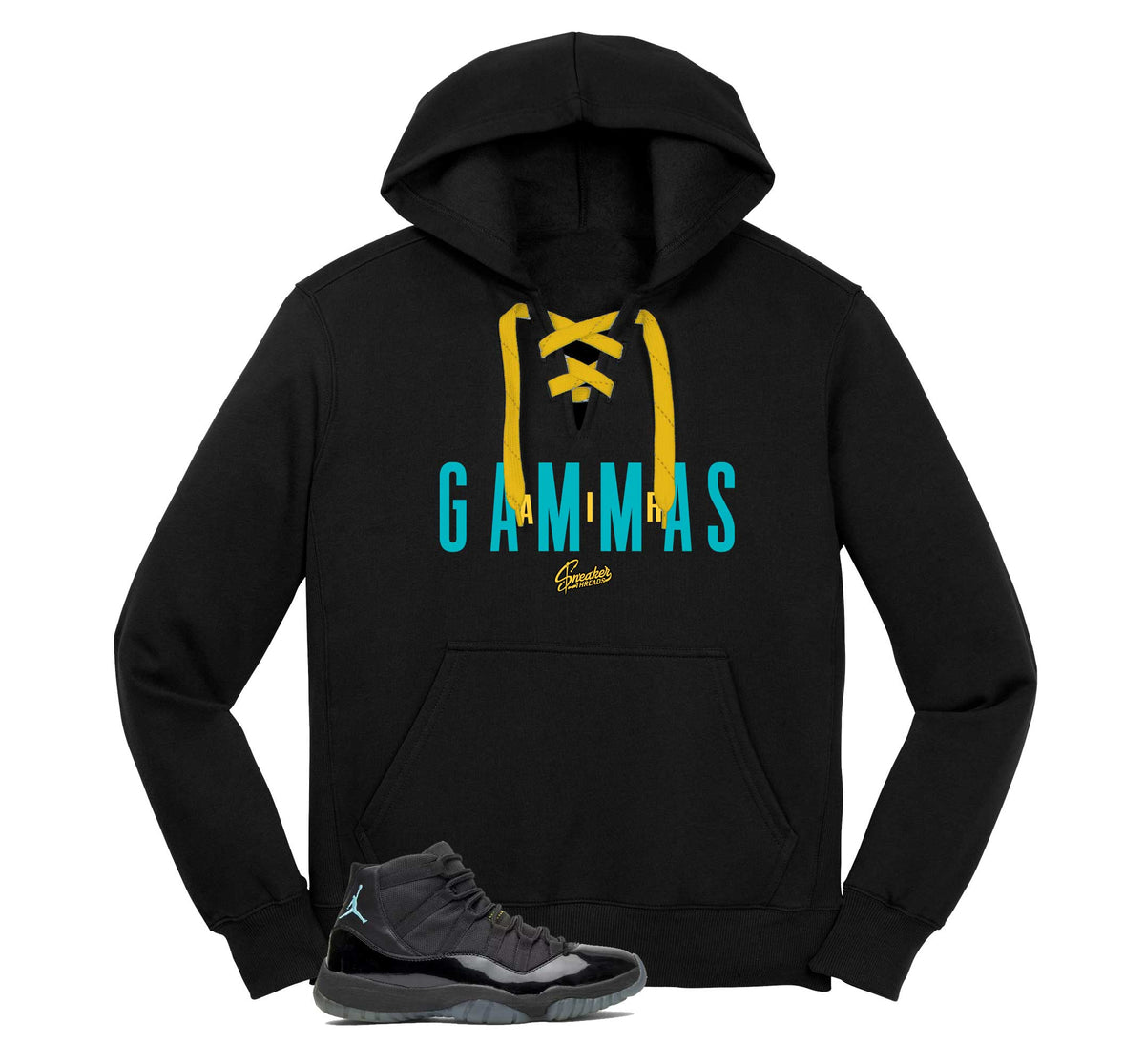 Retro 11 Gamma Blue Gammas Laces Hoody