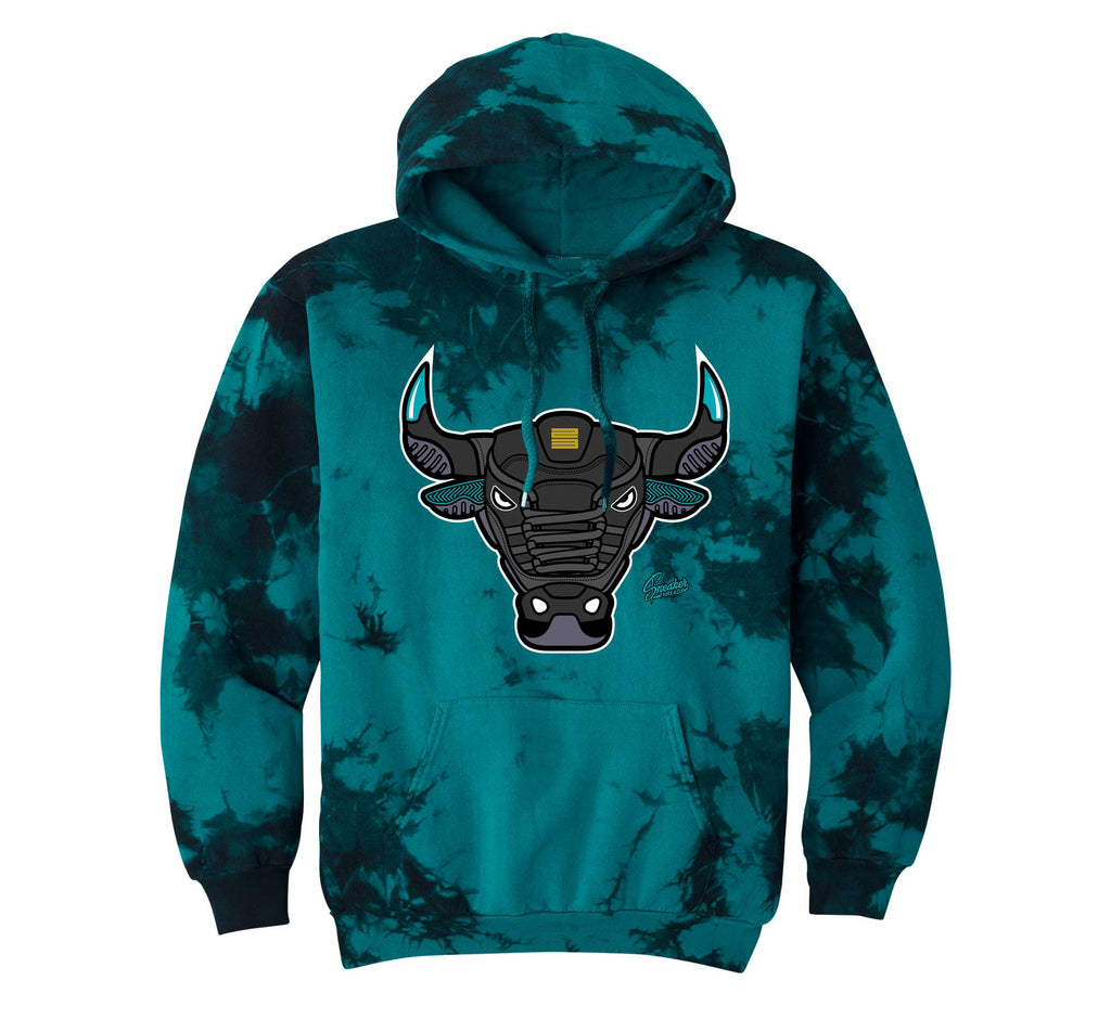 Retro 11 Gamma Blue War Bully Tye Dye Hoody